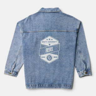 Rasta University Rebel Good Vibes Reggae Jeansjacke