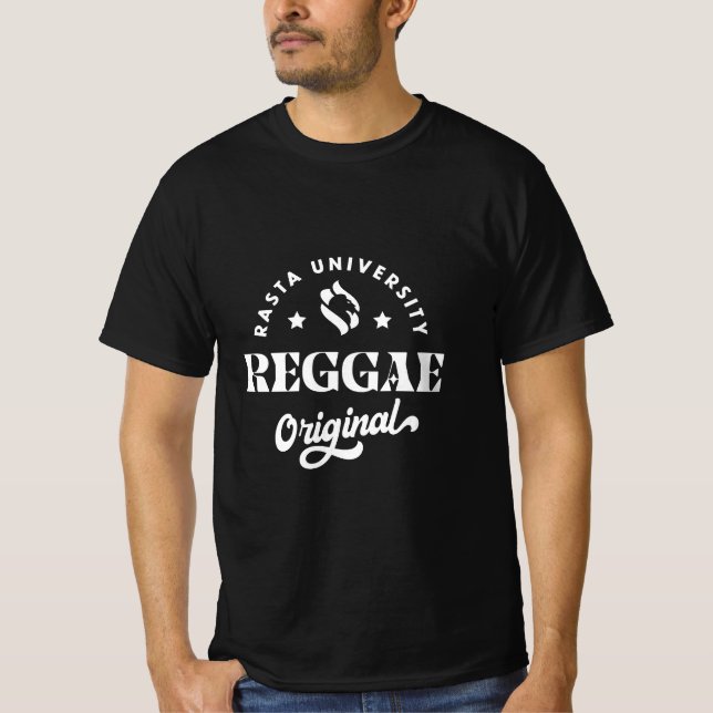 Rasta University Reggae Original Reggae T-Shirt (Vorderseite)