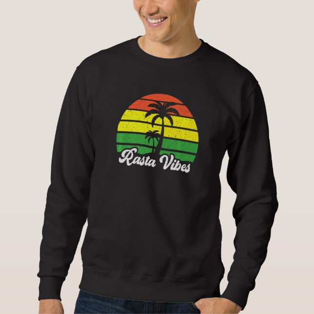 Rasta Vibes Reggae Sweatshirt (Vorderseite)