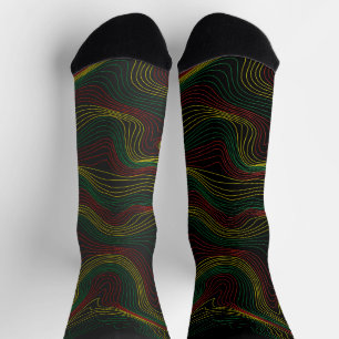 Rasta Waves Socken