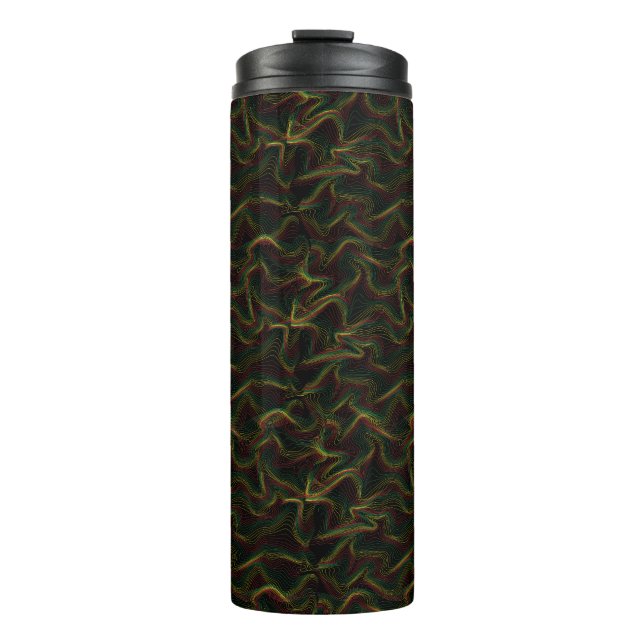 Rasta Waves Thermosbecher (Vorderseite)