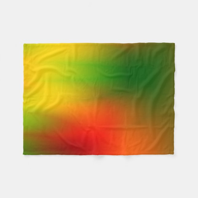 Rastafarbigkeit Fleecedecke (Vorderseite (Horizontal))