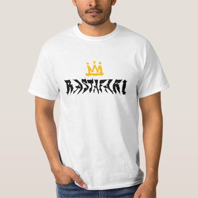 Rastafari Distorted Reggae T - Shirt (Vorderseite)
