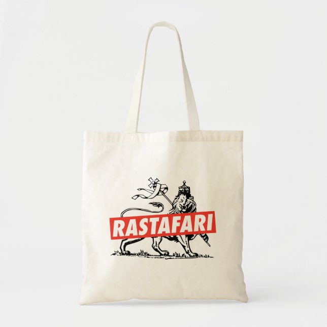 Rastafari Empire of Ethiopia Rastafara Reggae Bag Tragetasche (Vorne)