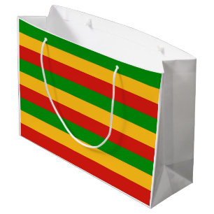 RASTAFARI FLAG FLAG FARBEN + Ihre Ideen Große Geschenktüte