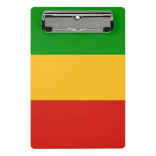 RASTAFARI FLAG FLAG FARBEN + Ihre Ideen Mini Klemmbrett