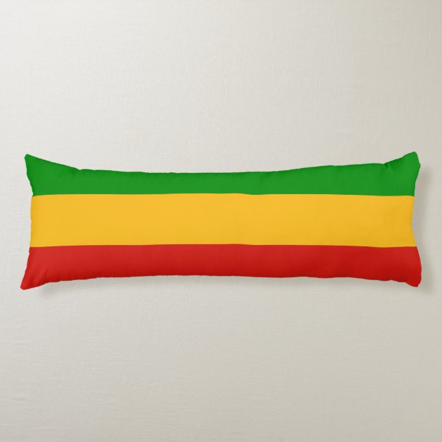 RASTAFARI FLAG FLAG FARBEN + Ihre Ideen Seitenschläferkissen (Vorderseite)