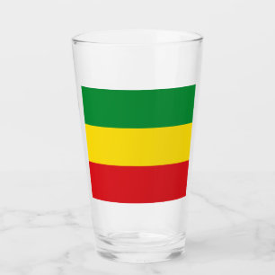 Rastafari-Flagge Rasta Äthiopien Glas