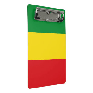 Rastafari-Flagge Rasta Äthiopien Mini Klemmbrett