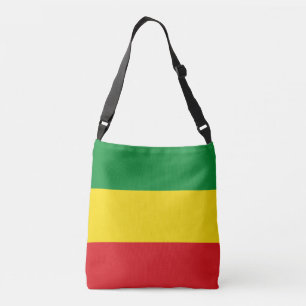 Rastafari-Flagge Rasta Äthiopien Tragetaschen Mit Langen Trägern