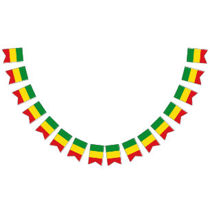 Rastafari-Flagge Rasta Äthiopien Wimpelkette