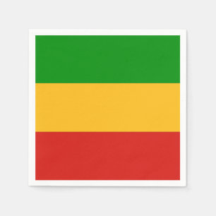 RASTAFARI FLAGGEN-FARBEN + Ihre Ideen Serviette