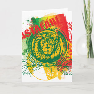 Rastafari Greeting Card Karte