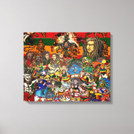 RASTAFARI LEINWANDDRUCK