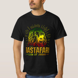 Rastafari Lion of Judah - Jah Him Reggae Music T-Shirt