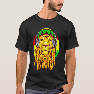 Rastafari-Löwe Leo Horoskop Sternzeichen Rasta M T-Shirt