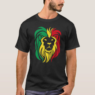 Rastafari-LÖWE T-Shirt Design für Männer