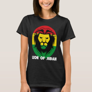 Rastafari Löwenkopf Jamaika Souvenir Rasta Roots R T-Shirt