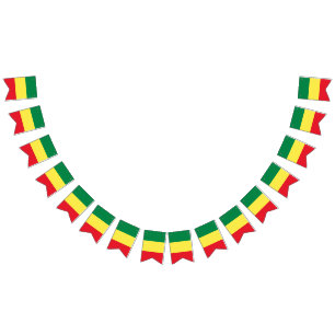 Rastafari Rasta Reggae Lebendigkeit Jamaika Jah Wu Wimpelkette