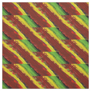 Rastafarian Farben-Streifen Stoff