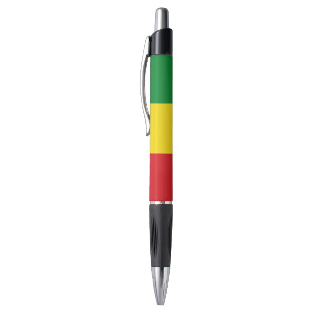 Rastafarian Flag Rasta Äthiopian Kugelschreiber (Oberseite (Vertikal))