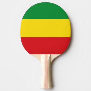 Rastafarian Flag Rasta Äthiopian Tischtennis Schläger