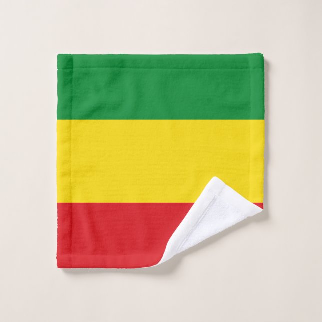 Rastafarian Flag Rasta Äthiopian Waschlappen (Waschlappen)