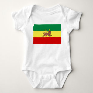 Rastafarian Flag (Rastafarianism) (Rasta) Baby Strampler