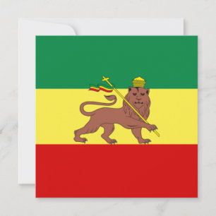 Rastafarian Flag (Rastafarianism) (Rasta) Karte