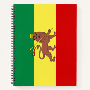 Rastafarian Flag (Rastafarianism) (Rasta) Notizbuch