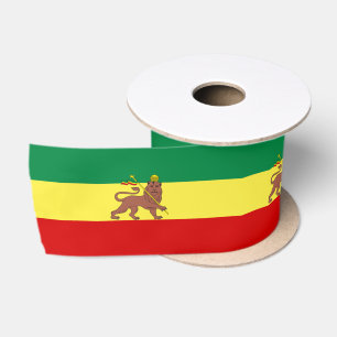 Rastafarian Flag (Rastafarianism) (Rasta) Satinband