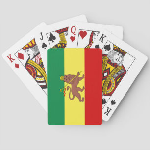 Rastafarian Flag (Rastafarianism) (Rasta) Spielkarten