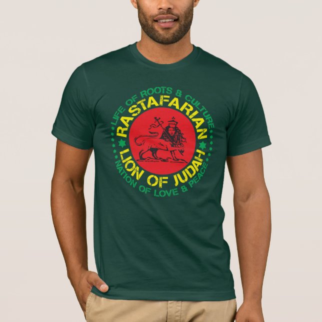 Rastafarian Leben T-Shirt (Vorderseite)