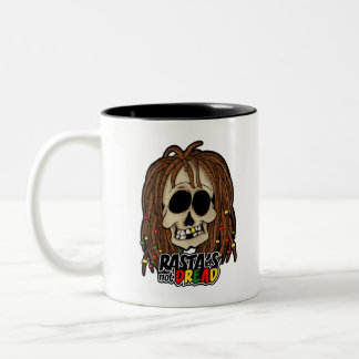 RASTA'S NOT DREAD! REGGAE ZWEIFARBIGE TASSE