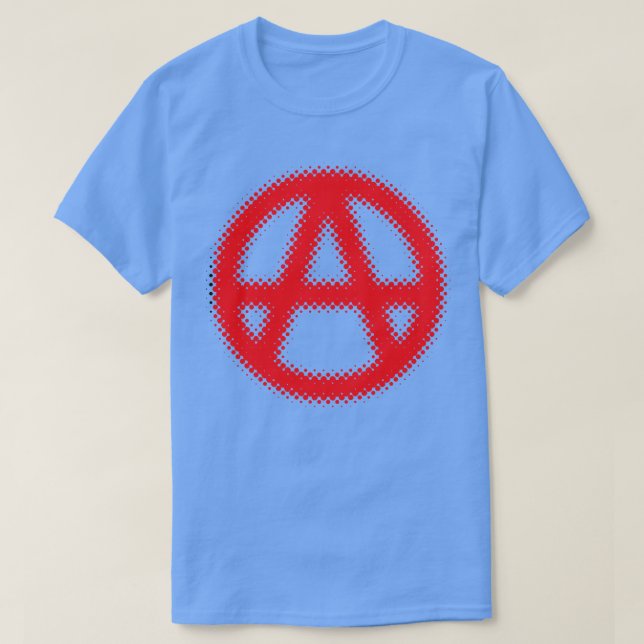 Raster Anarchy Sign T-Shirt (Design vorne)