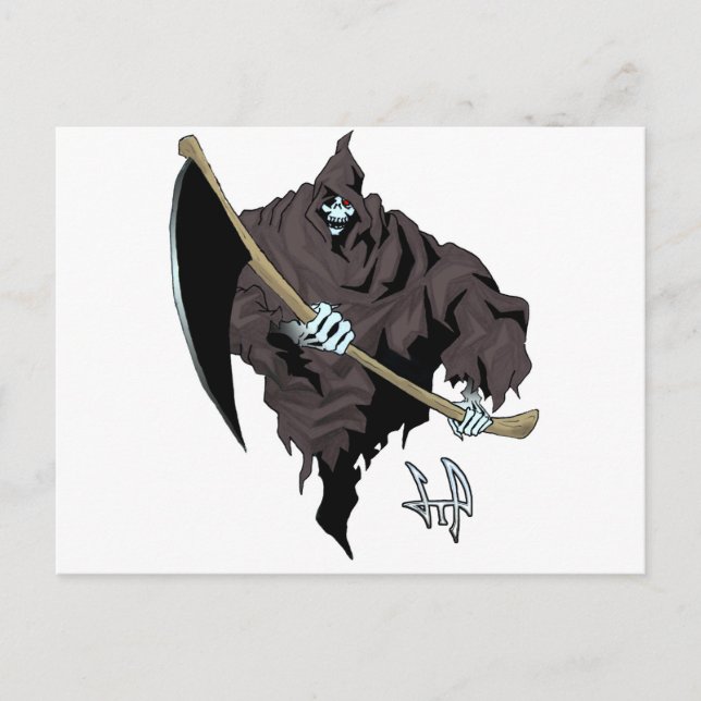 Raster Edge Style Postkarte (Vorderseite)