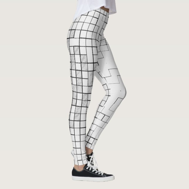 Raster gesperrt aus der ICN CODE-Kollektion Leggings (Rechts)