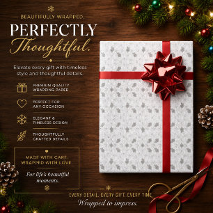 Raster-Overlay-Textur – Minimales Tech-Wrap-Design Geschenkpapier