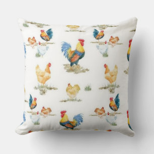 Raster und Flock Kissen