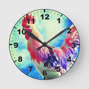 Raster-Wall-Uhr Runde Wanduhr