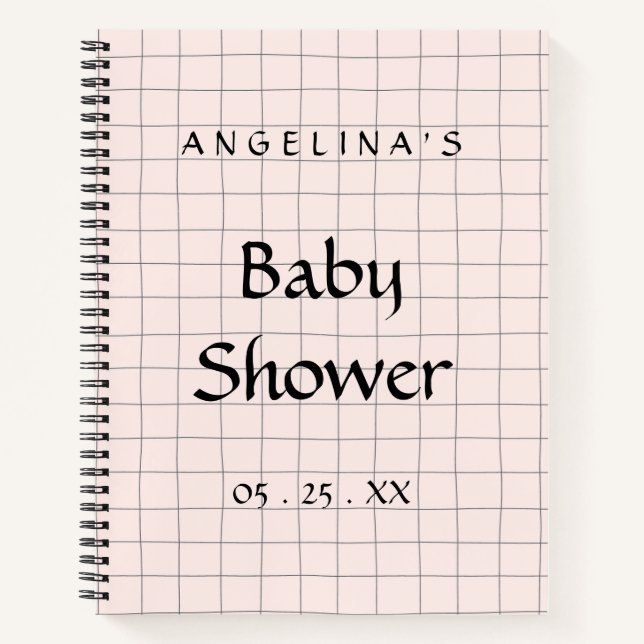 Rasterlinie Notizbuch (Vorderseite)