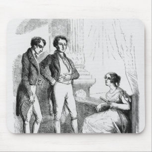 Rastignac führte zu Madame de Nucingen ein Mousepad
