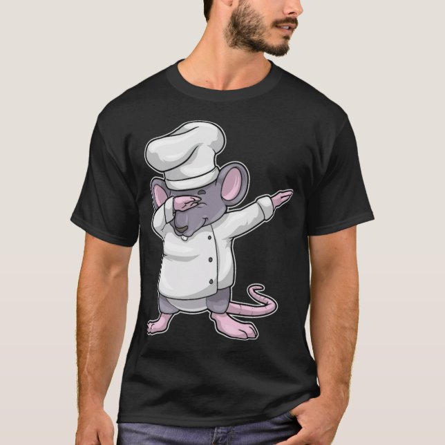 Rat als Koch mit Köchen, die bei Hip Hop Dance koc T-Shirt (Vorderseite)