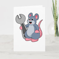 Rat als Mechaniker mit Wrench