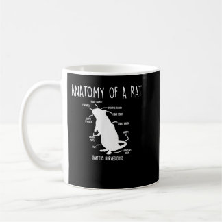 Rat Anatomy Mouse Lover Rodent Whisperer Kaffeetasse