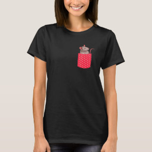 Rat Animal Niedlich Pocket Pet Besitzer Rodent Rat T-Shirt