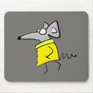 Rat auf dem Catwalk Mousepad