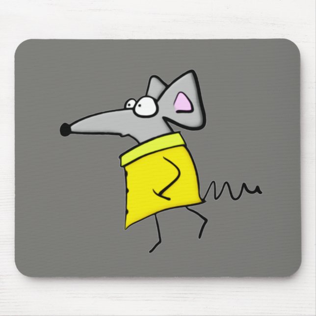 Rat auf dem Catwalk Mousepad (Vorne)