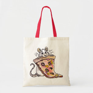 Rat avec le sac de pizza