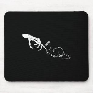Rat Beängstigend Skeleton Hand Boop Spooky Hallowe Mousepad